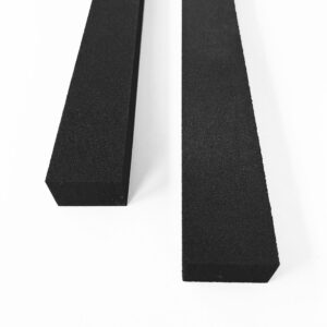 Fuellerstaebe aus schwarzem EPDM